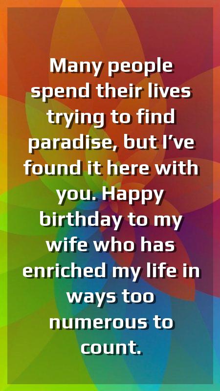 birthday wishes for wife christian